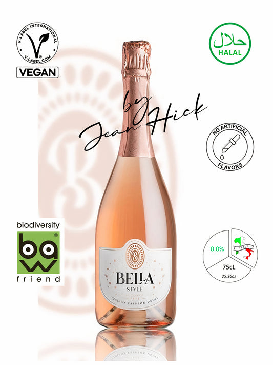 BELLA STYLE 0,0% BOLLICINE ROSÉ VEGAN