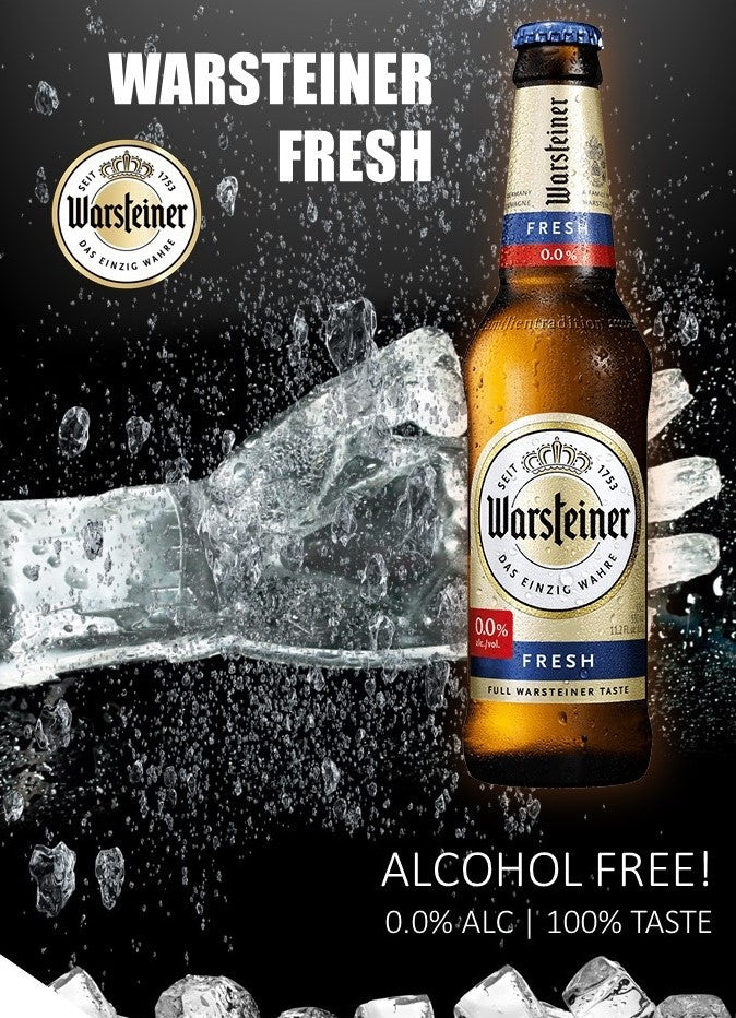 WARSTEINER 0.0% PILSENER FRESH BEER