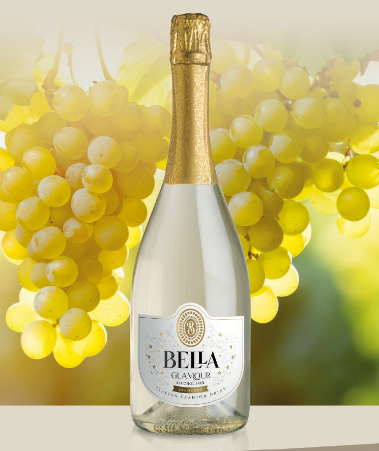 BELLA GLAMOUR ZERO ZERO VEGAN WHITE SPARKLING WINE