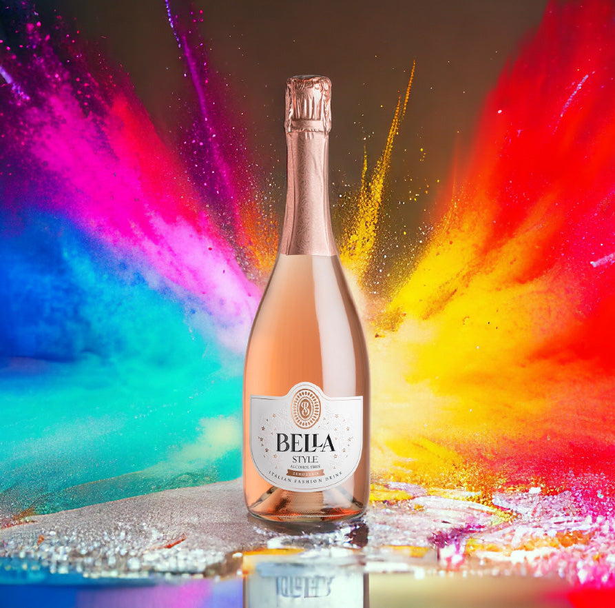 BELLA STYLE ZERO ZERO VEGAN ROSÉ SPARKLING WINE