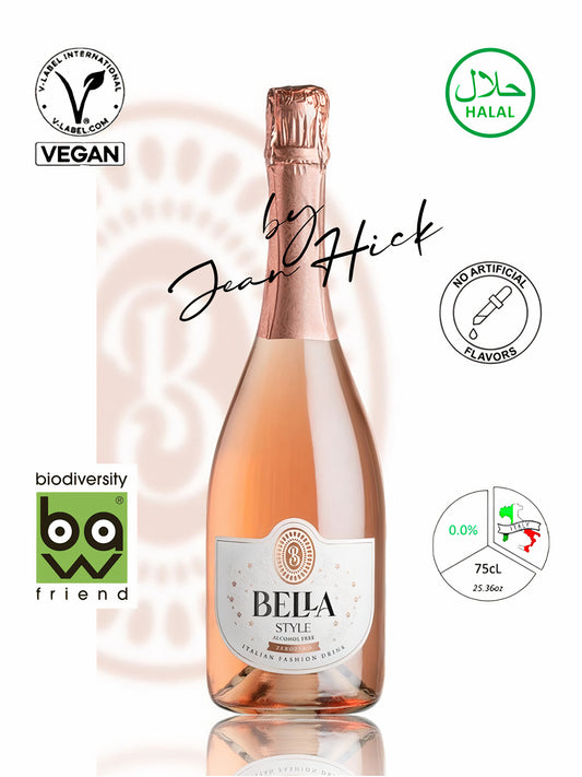 BELLA STYLE 0,0% ZERO ZERO BOLLICINE ROSÉ VEGAN