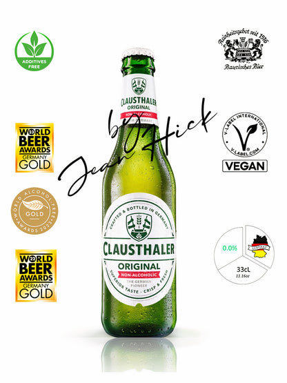 CLAUSTHALER 0.0% VEGAN ORIGINAL BEER