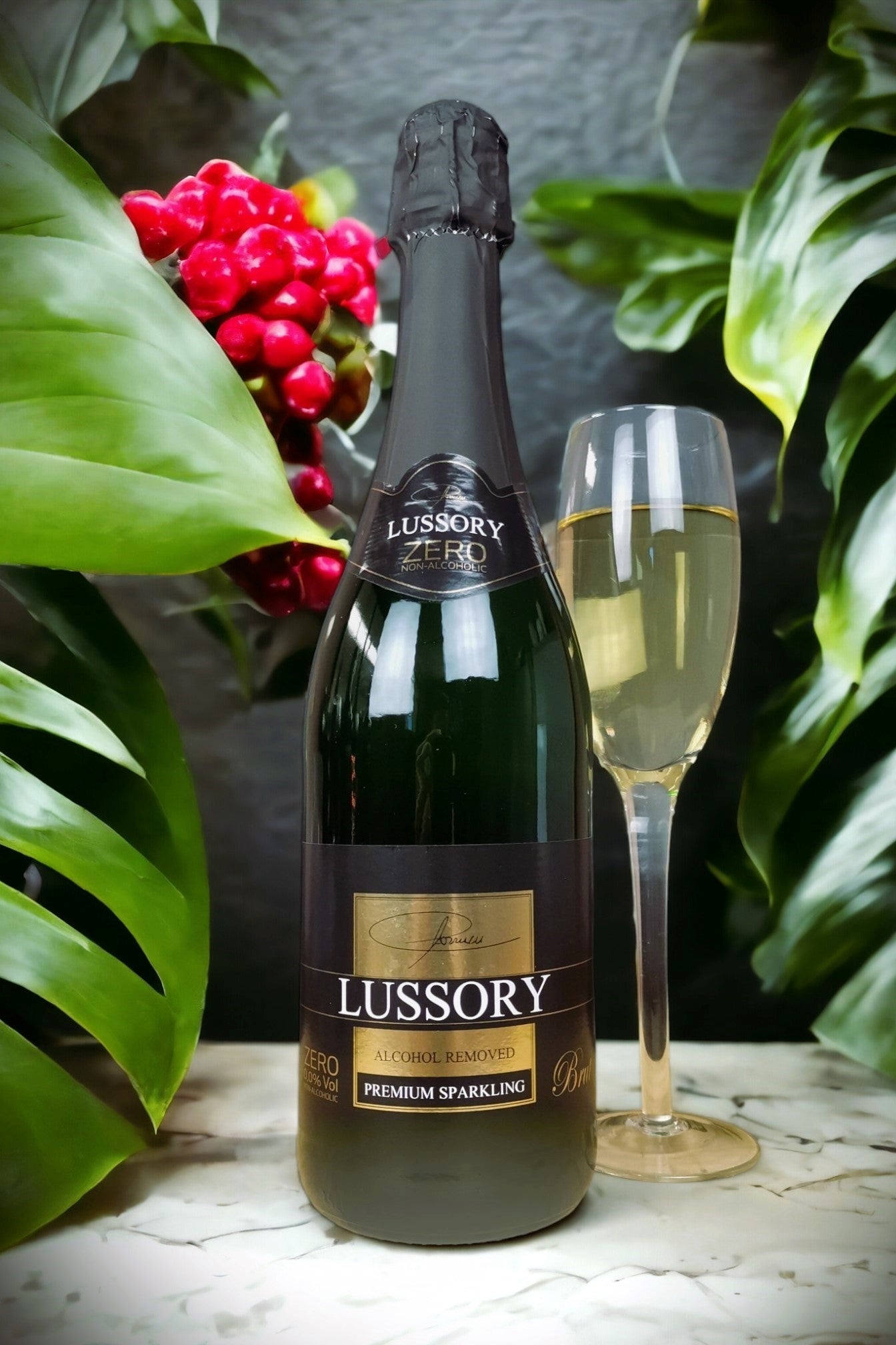 LUSSORY PREMIUM AIREN 0.0% VEGAN WHITE BRUT SPARKLING WINE