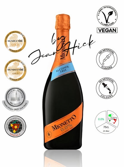 MIONETTO 0.0% PRESTIGE COLLECTION VEGAN WHITE SPARKLING WINE