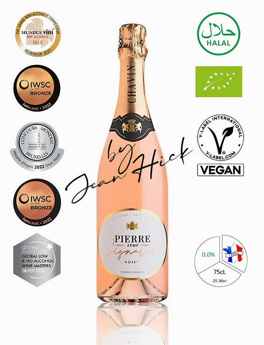 PIERRE ZÉRO SIGNATURE ROSÉ BIO VEGAN SCHAUMWEIN 0.0%